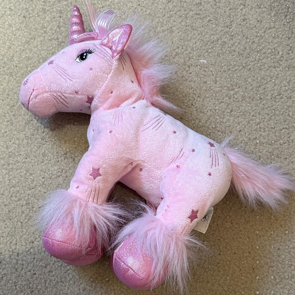 Build-A-Bear Magical Pink Unicorn Stuffed Animal
